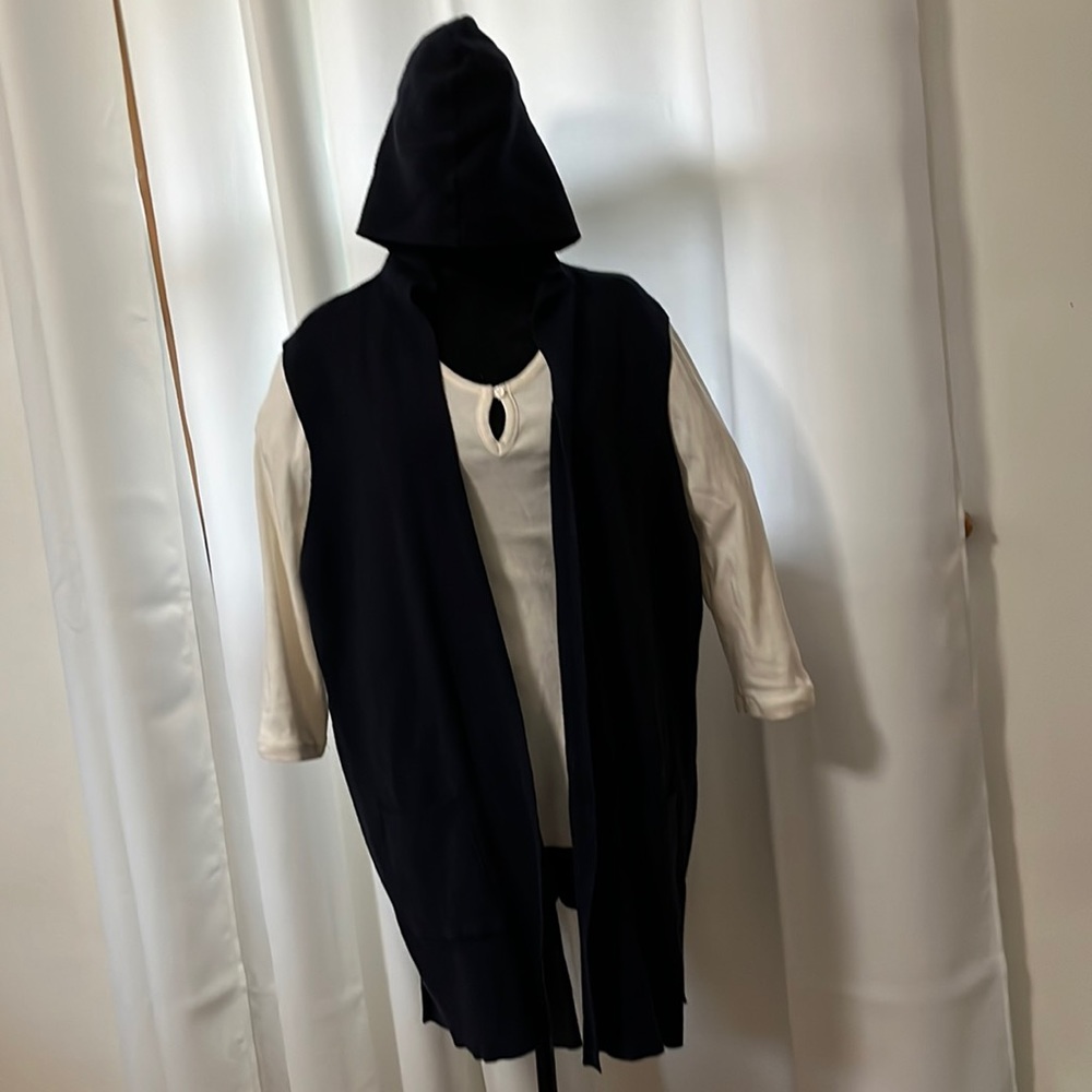Navy blue sweater vest